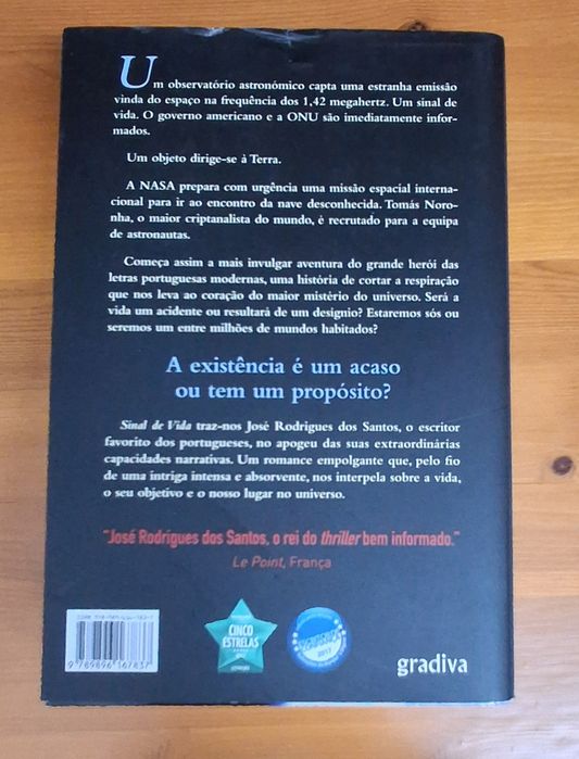 José Rodrigues dos Santos, "Sinal de Vida"