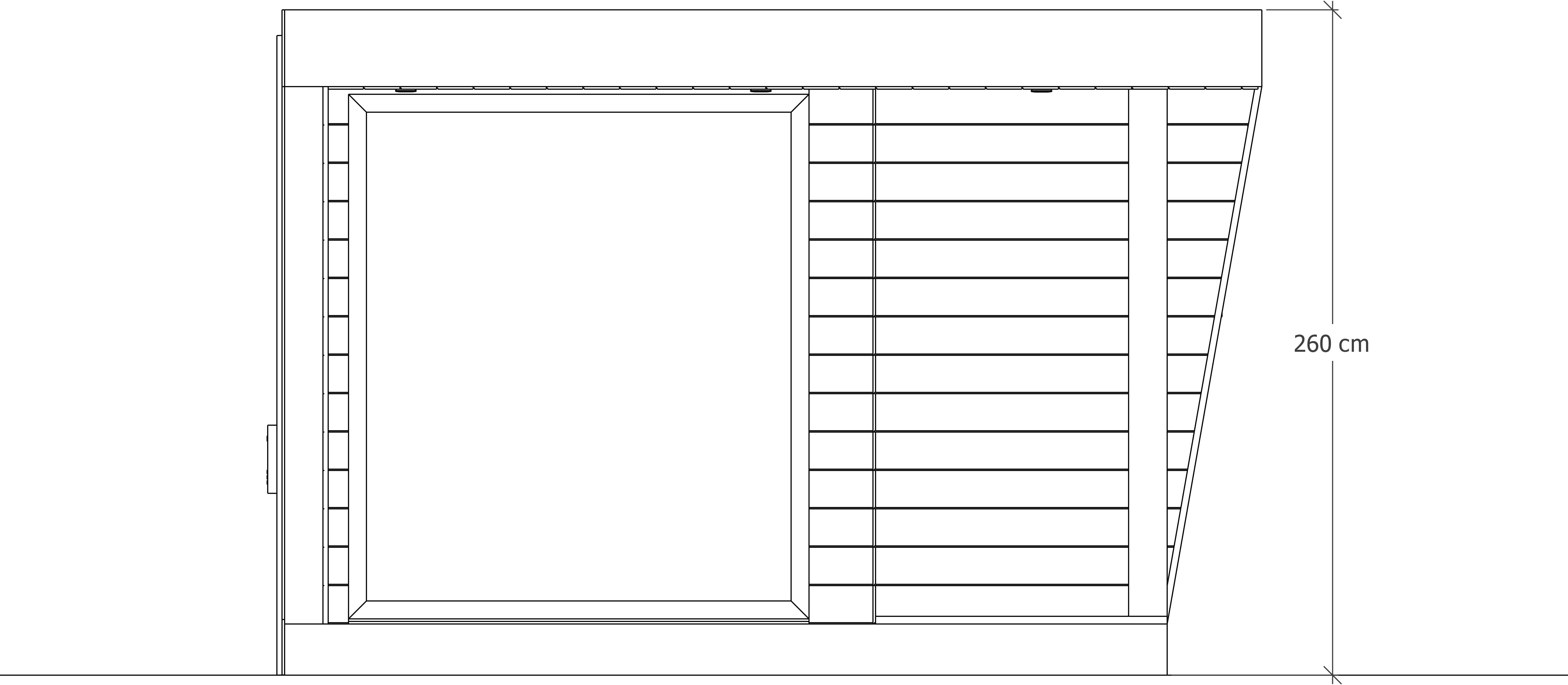 Sauna ogrodowa Leo 390 cm x 250 cm