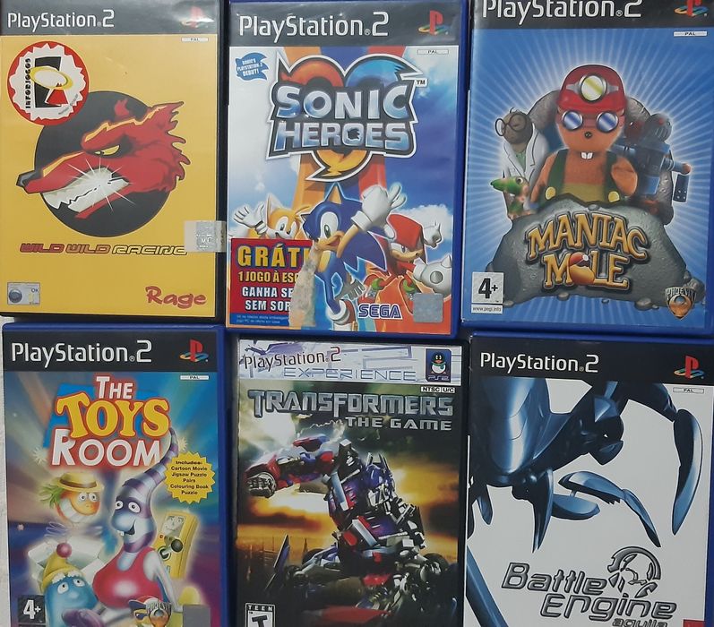 Jogos PS2 raros.
