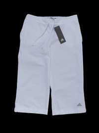 Białe spodnie 3/4 ADIDAS, R. S/M
