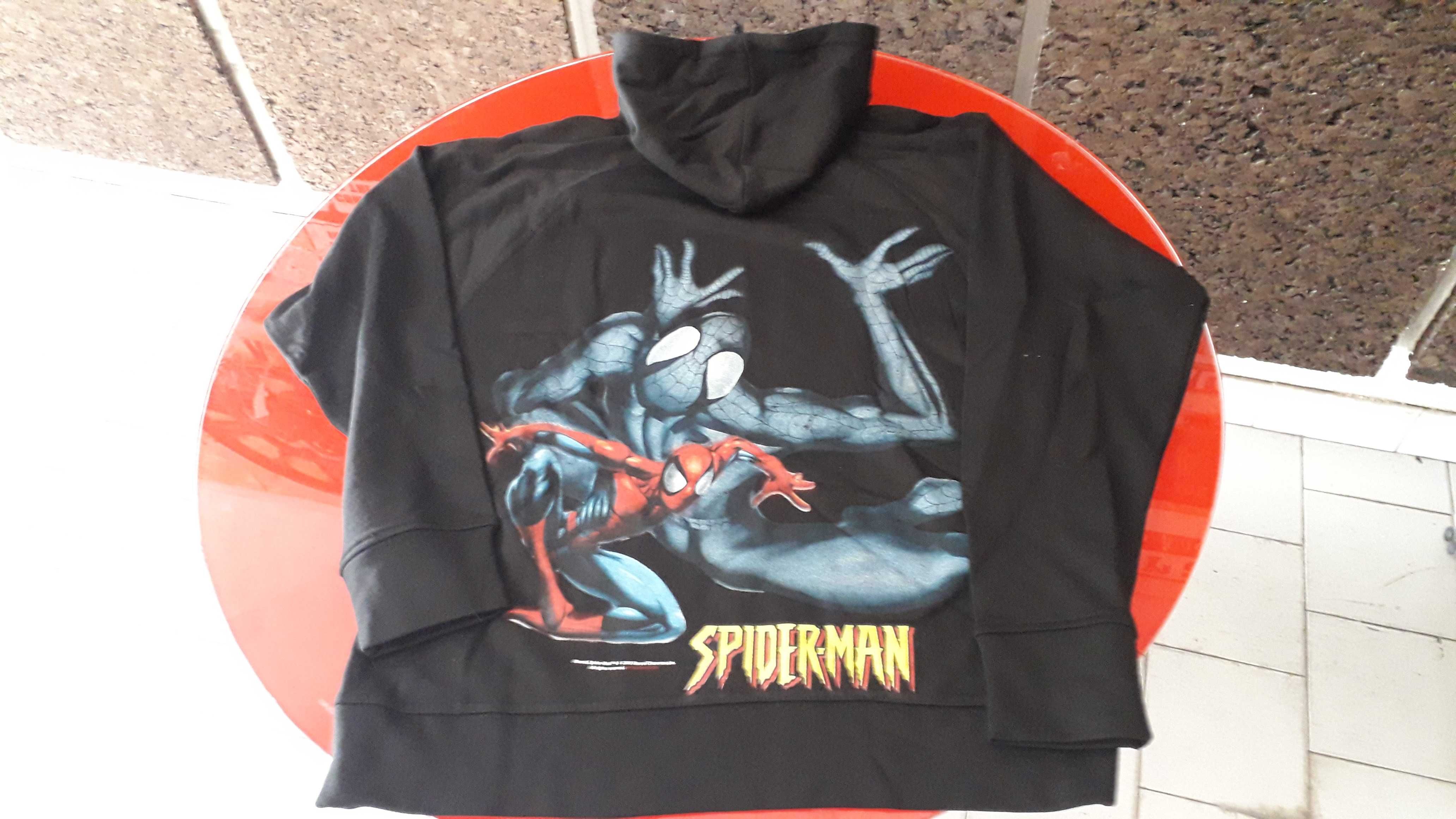 Camisola com capuz SpiderMan ( Homem Aranha ) Tamanho S cor preta