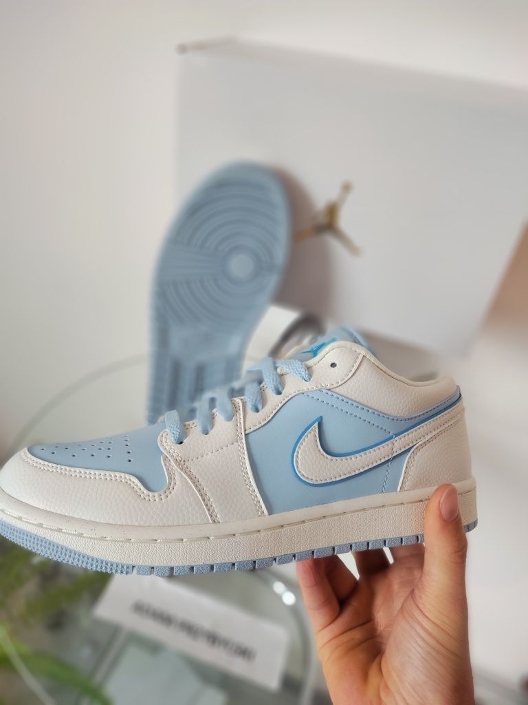 Air Jordan 1 low SE Reverse Ice Blue 40.5 (9W - 26cm) DS - nowe, oryg.