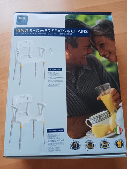 Krzesło do kąpieli pod prysznic