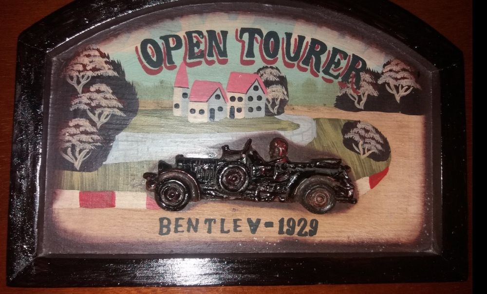 Quadro com carro  1929 antigo !