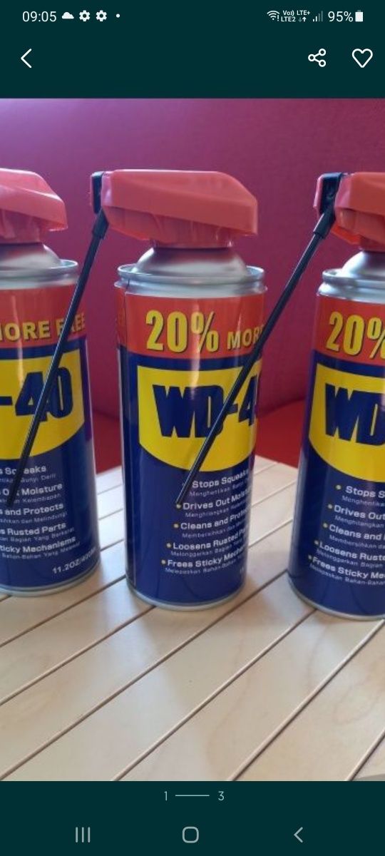 Wd40 karton 24szt pojemność 400ml