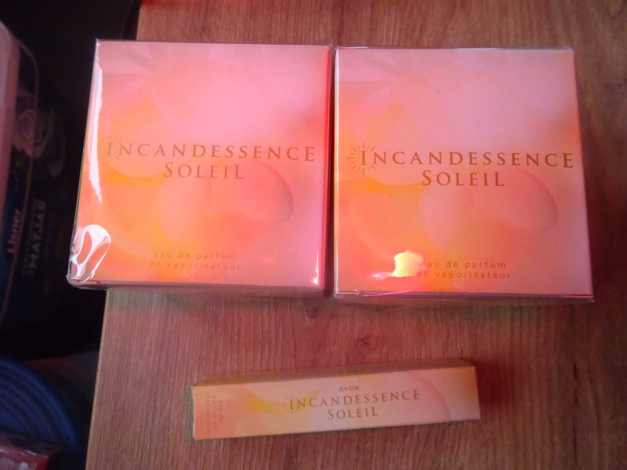 Avon Incandessence Soleil Woda perfumowana EDP 50 ml perfumetka Zestaw