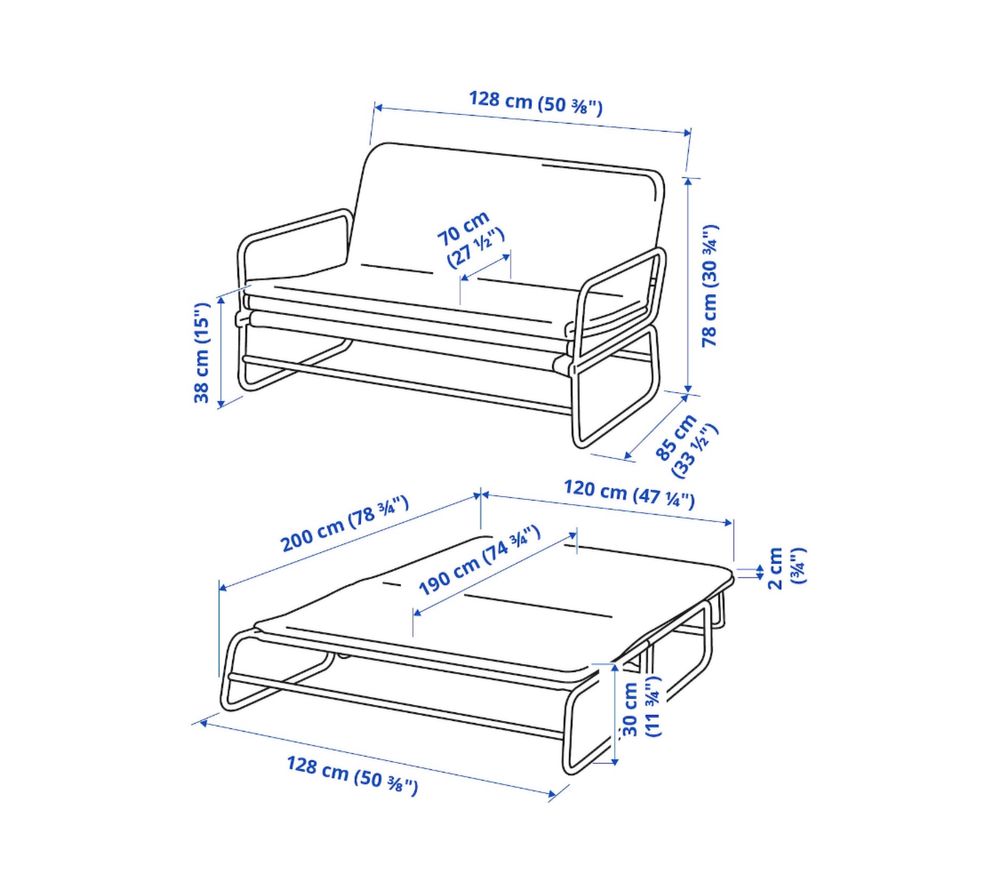 Sofá - Cama - Sofá