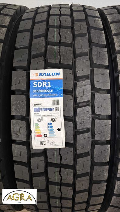 315/80R22.5 (1180netto)  SAILUN  SDR1 opona opony napęd  regionalna