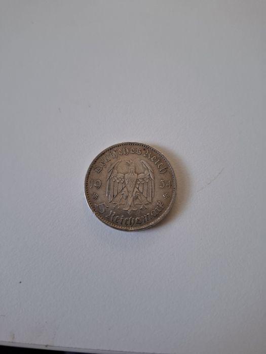 Moneta srebrna 5 marek