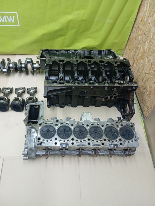Поршень BMW X5 E53 3.0d m57n шатун колінвал ГБЦ БМВ Х5 Е53 підон блок