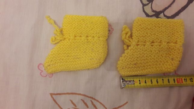 Botinhas de lã para bebé