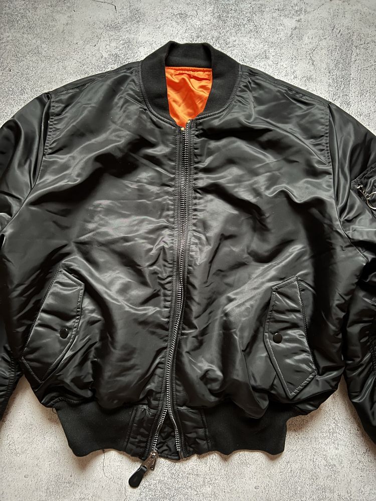 Бомбер ALPHA INDUSTRIES МА 1 з НОВИХ колекцій куртка альфа cwu bomber