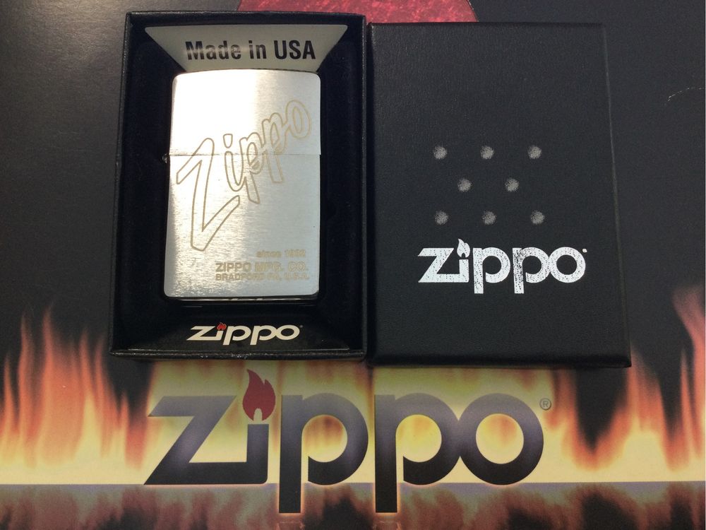 Новая оригинальная зажигалка Zippo Logo 295992