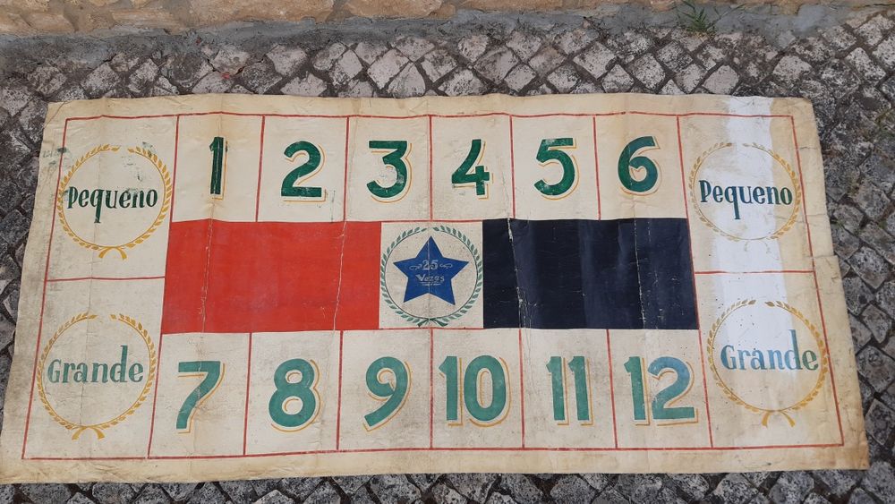 Raras telas de mesa de jogos anos 30