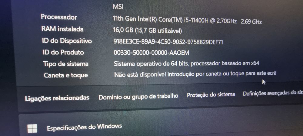 PC Gaming MSI Katana GF66 UC11