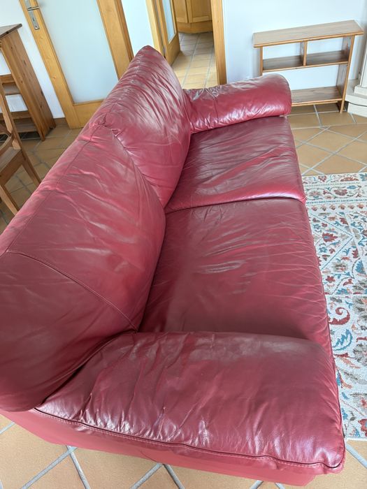 Sofa cama vermelho
