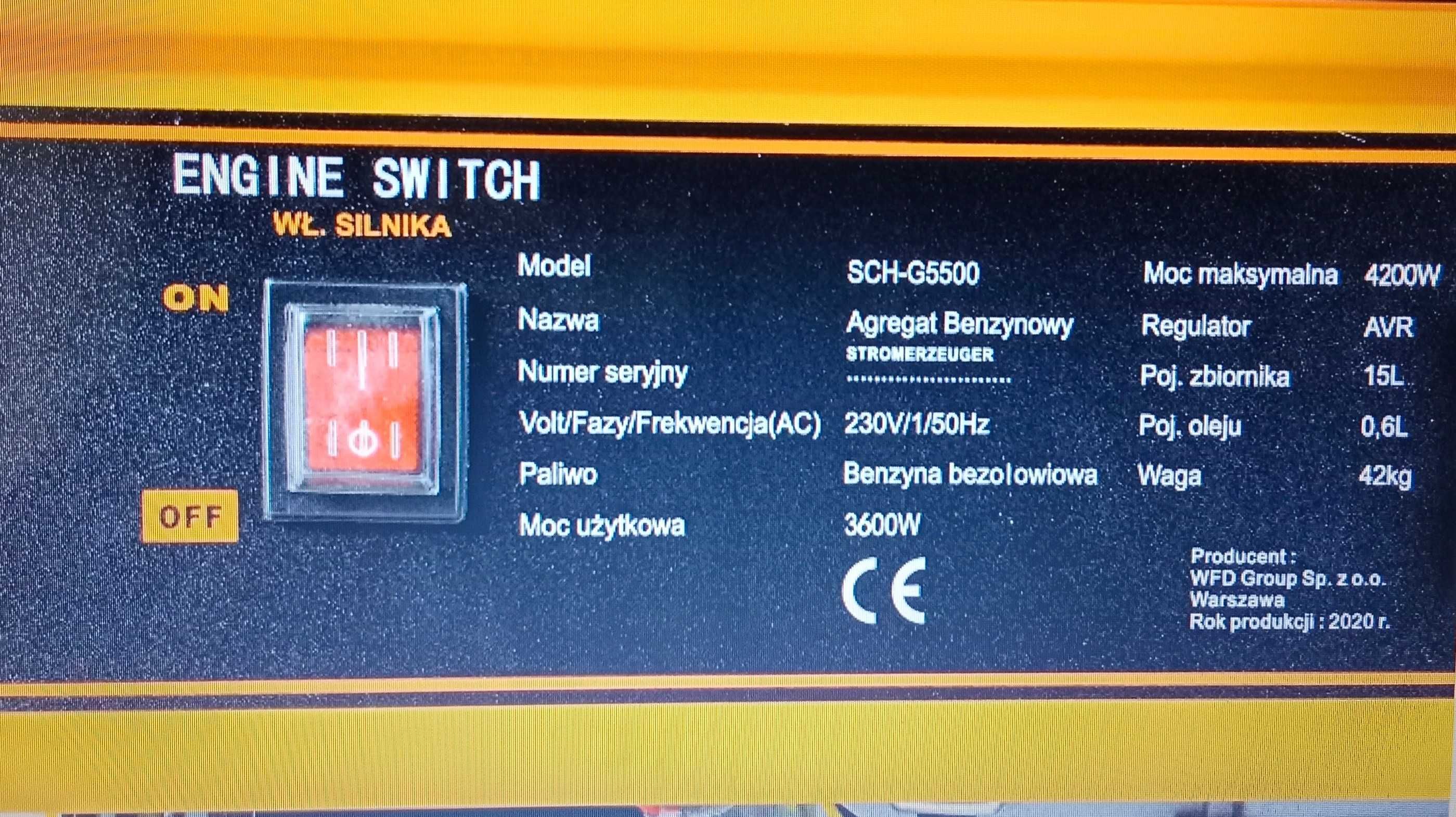 Agregat Prądotwórczy 7.5KM AVR+ 2xBRIGGS 4200W