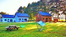 Domki nad jeziorem. PRYWATNA PLAŻA, balia z jacuzzi w cenie, SAUNA ZEW
