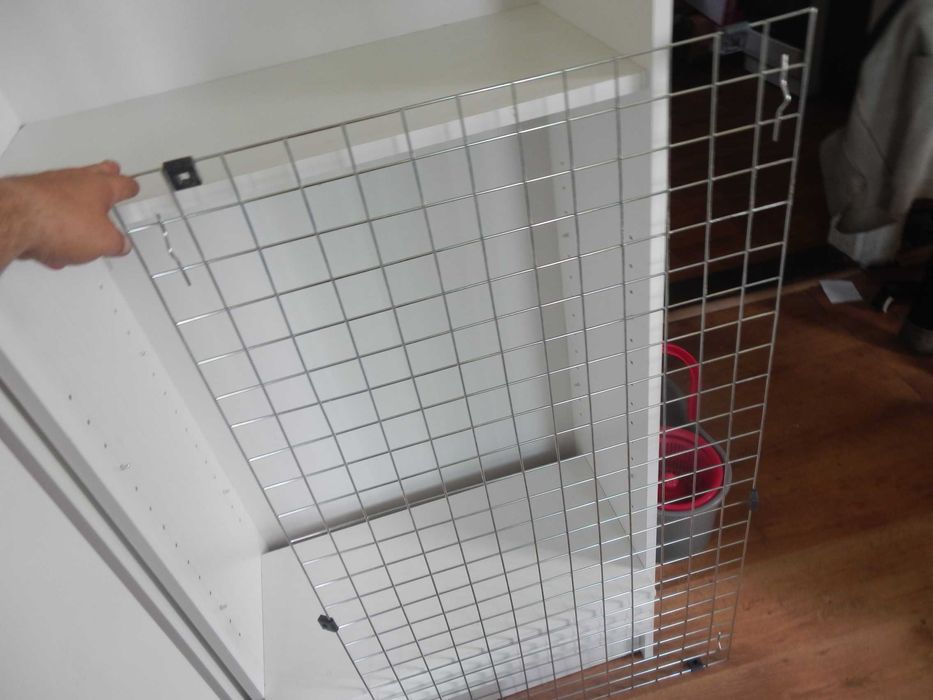 Wyprzedaż-> 3 regały sklepowe białe 220 x 70 oraz krata z haczykami-20