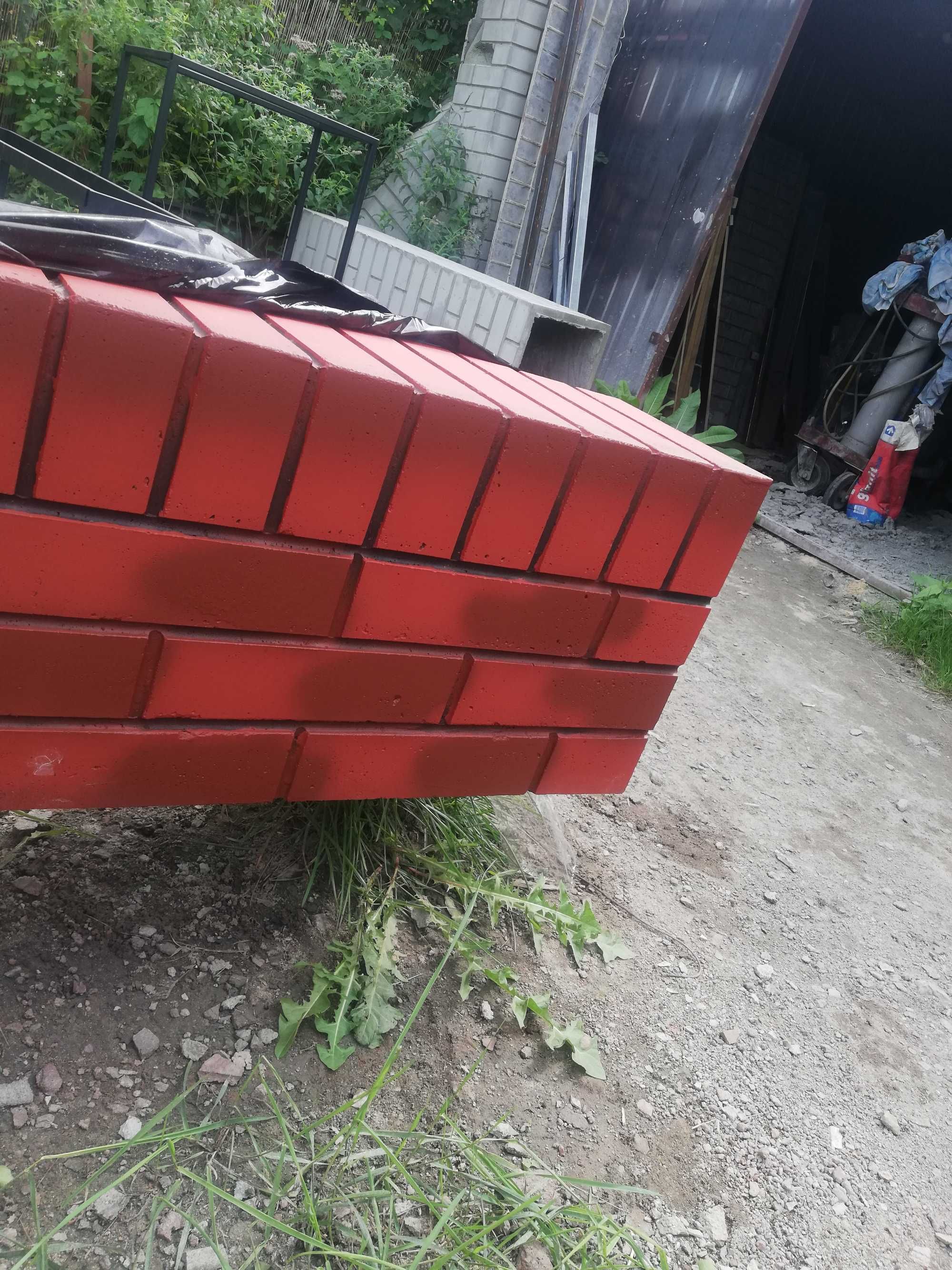 SLUPEK OGRODZENIOWY PODMUROWKA Betonowa ala klinkier imitacja klinkier