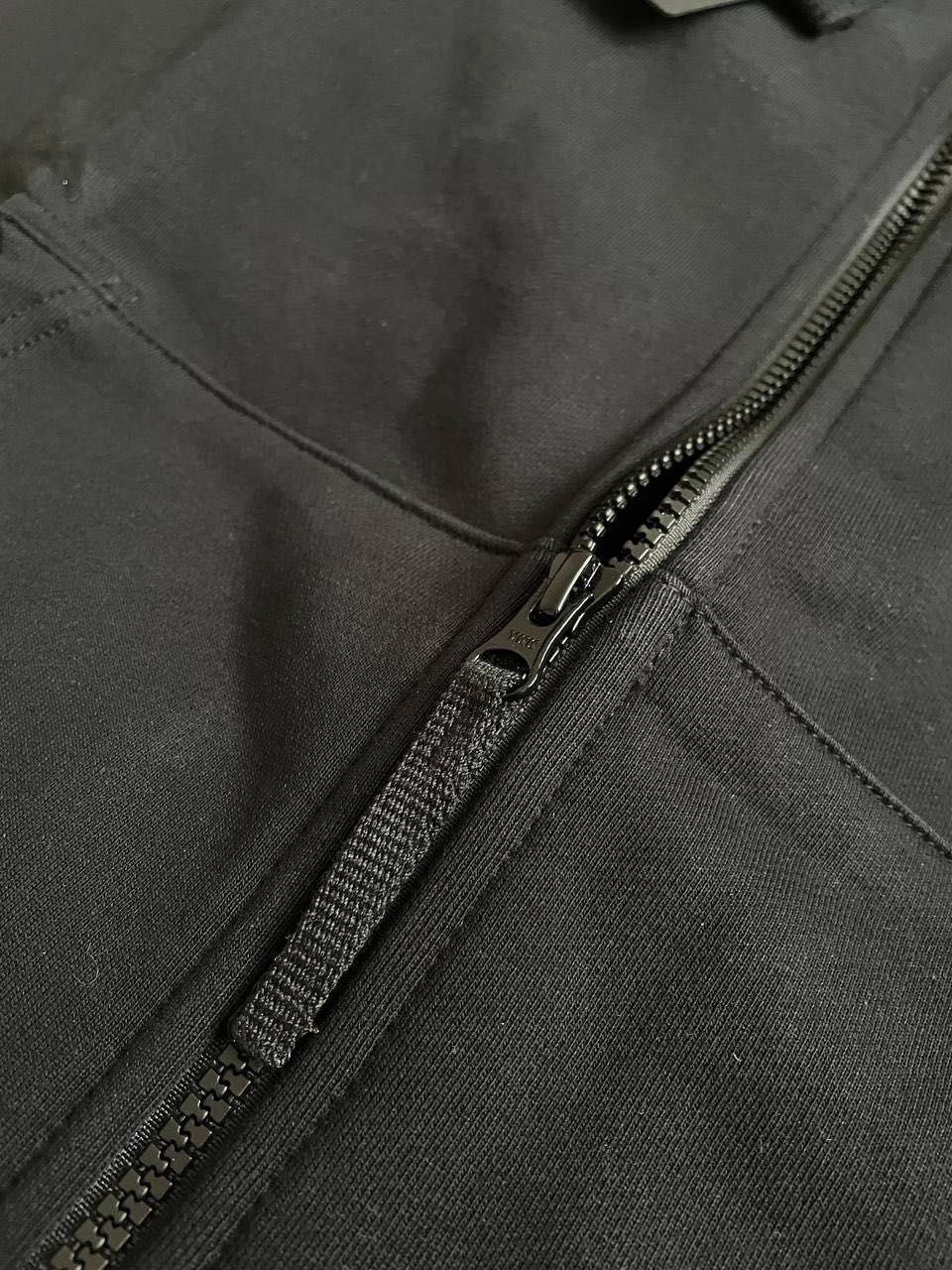 Stone Island Zip Hoodie Black