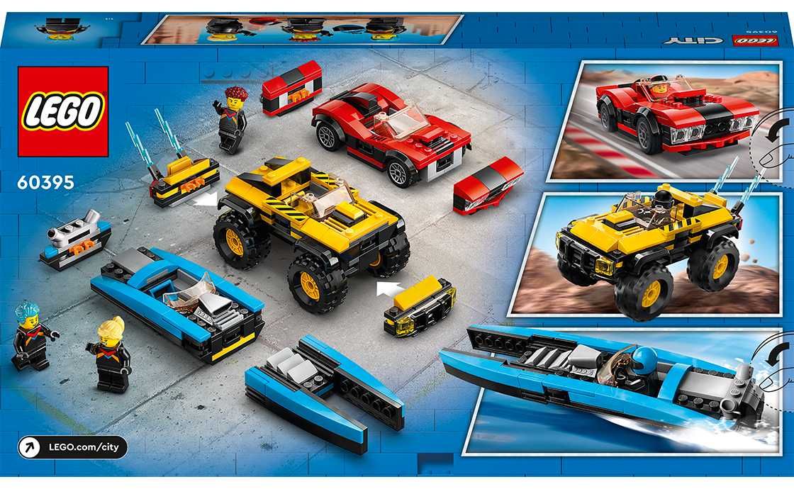 Lego City 60395 Комбинированный гоночный набор Сити. В наличии