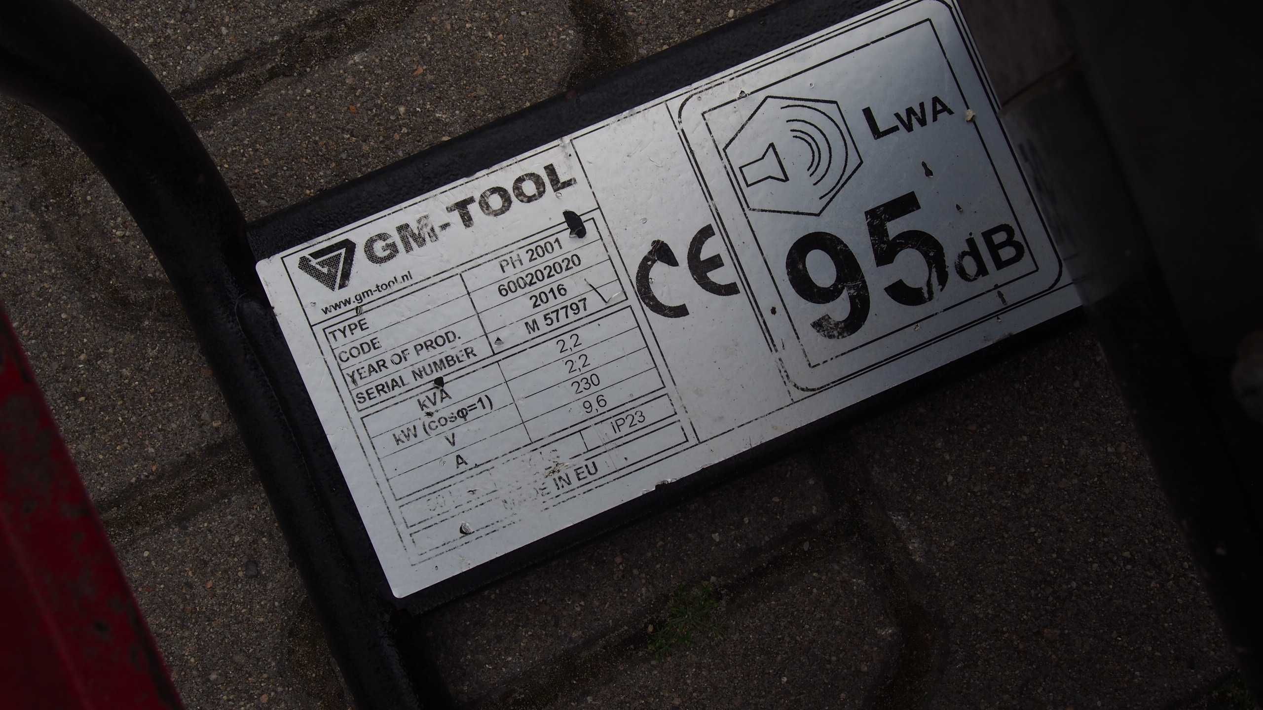 GM-Tool Ph 2001 Honda GX 160 generator Agregat pradotworczy spalinowy