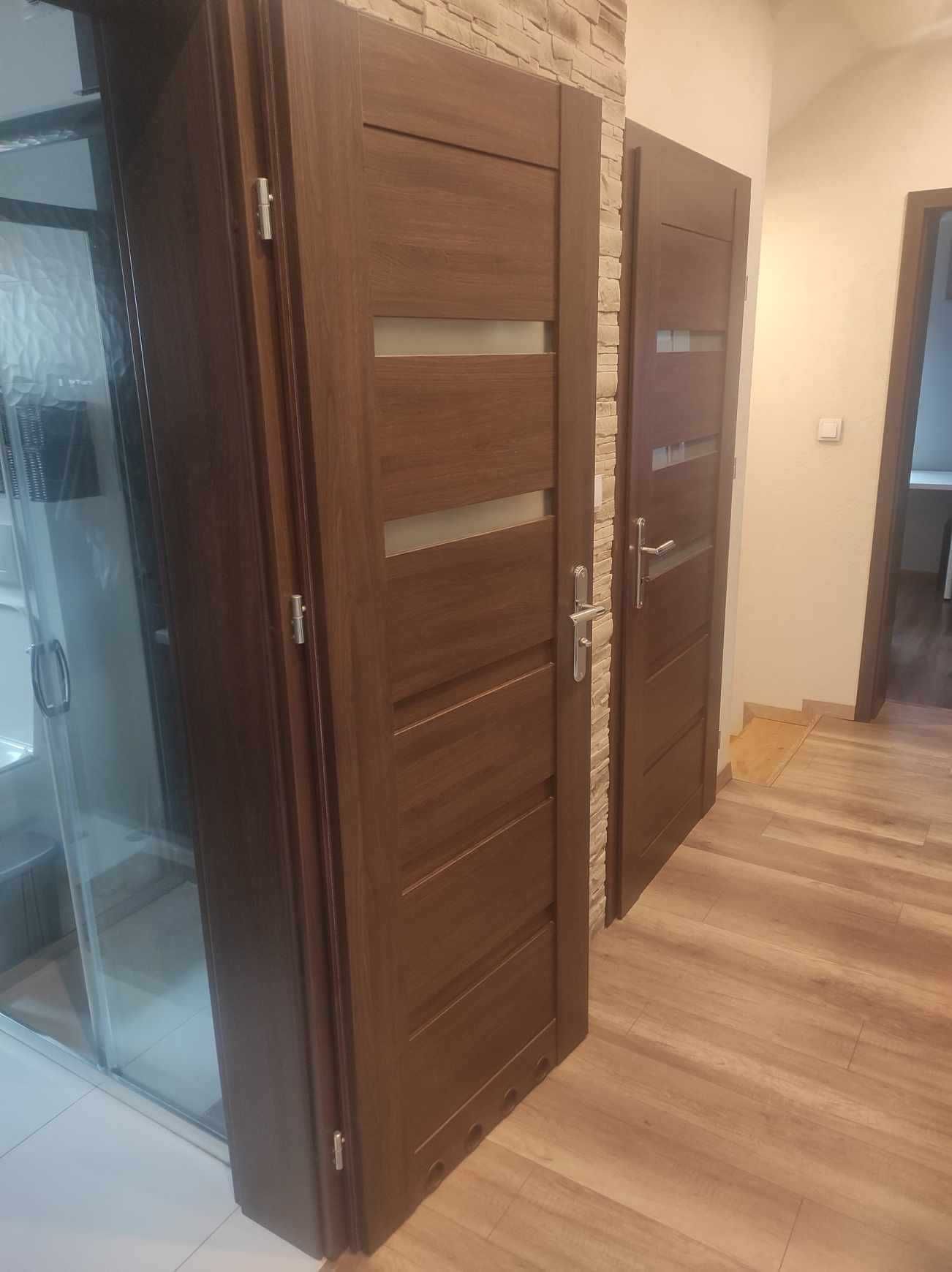 Sprzedam NOWE DRZWI / 204x75 cm / ciemny brąz