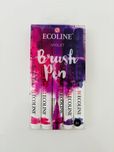 Brush Pen * violet * ECOLINE * 5 mazaków * WWA