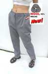 Nowe szare wełniane spodnie vintage 50% wełna wool 18 2XL 3XL 46