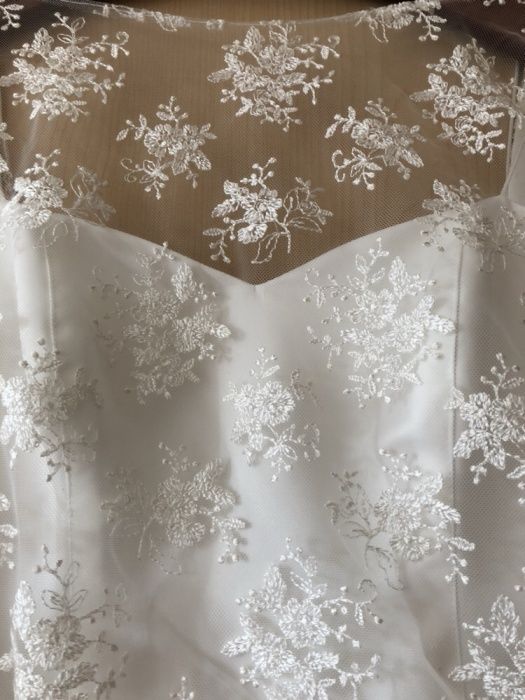 Suknia ślubna w stylu boho- tu.la T1403, kolor śmietanka