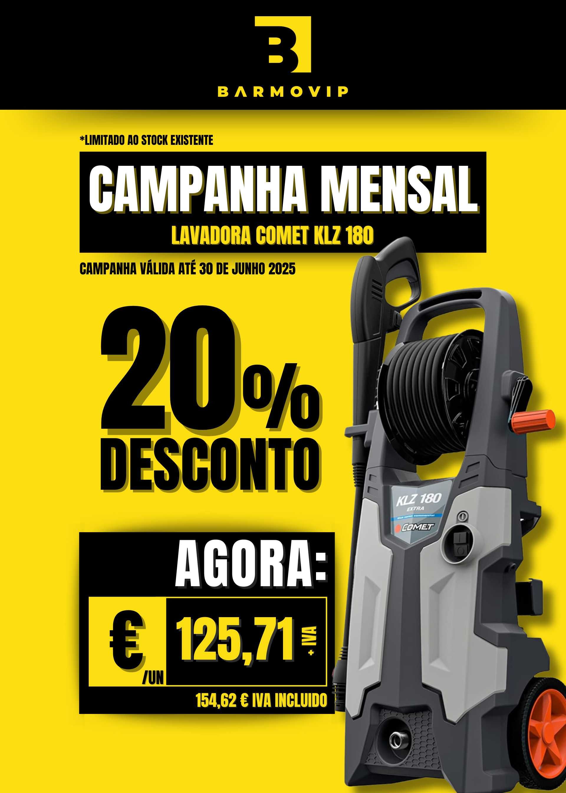 Lavadora KLZ 180 Extra Comet