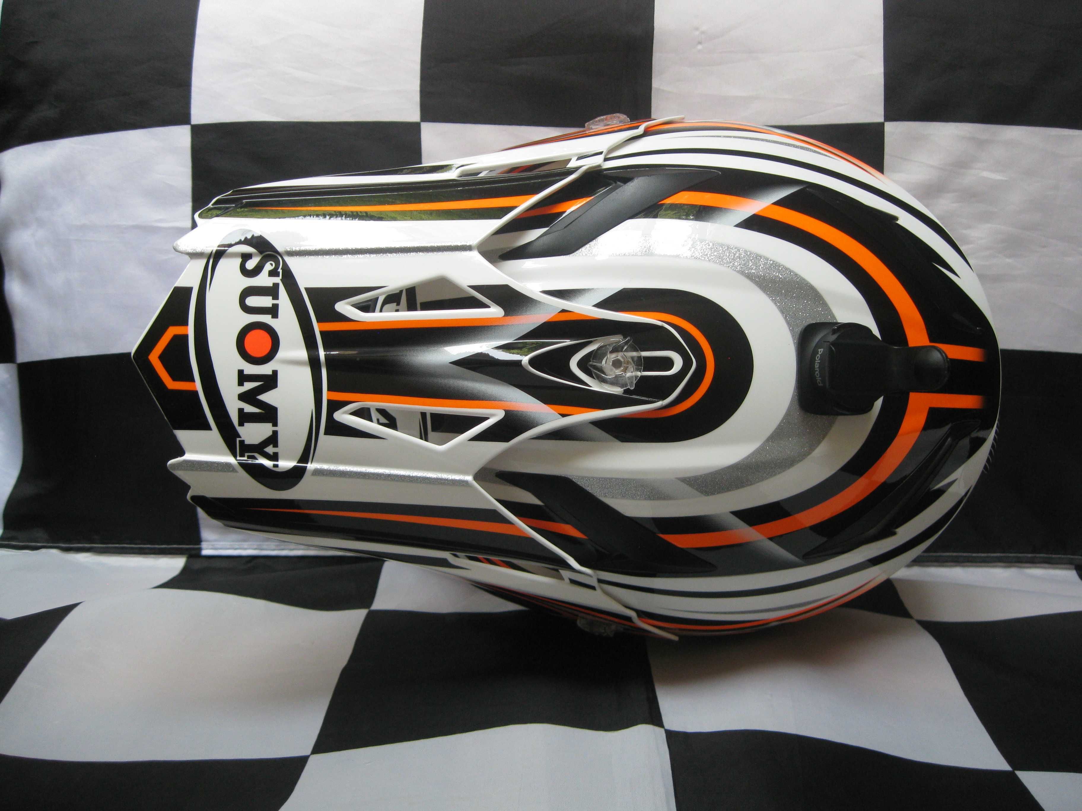 Kask enduro SUOMY RUMBLE rozm.L 59-60cm + gogle OAKLEY PROVEN KTM
