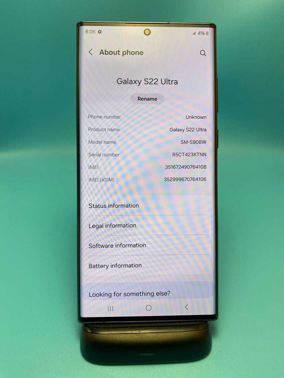 Смартфон SAMSUNG Galaxy S22 Ultra 8/128GB Гарантія. Кредит 0%