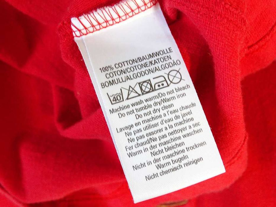 Vintage Retro T-Shirt Burberry Burberrys Czerwony L