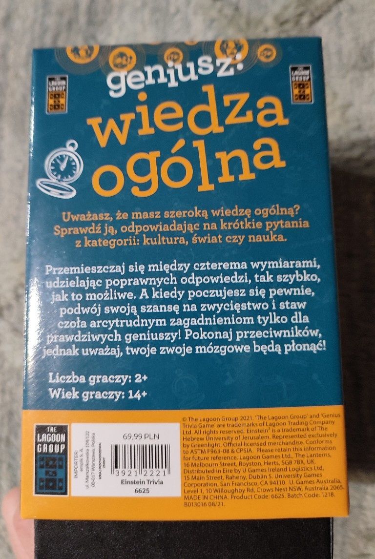 Gra Lagoon / geniusz: wiedza ogólna / 14+