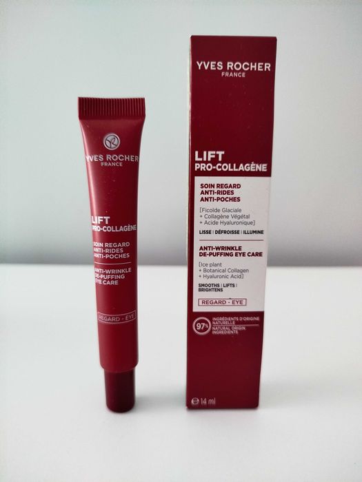 Yves Rocher LIFT PRO COLLAGENE  krem pod oczy niwelujący worki  14ml