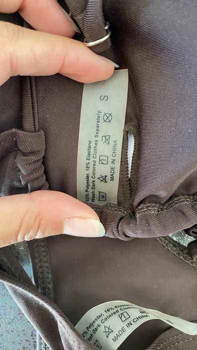 Bikini castanho shein tamanho S