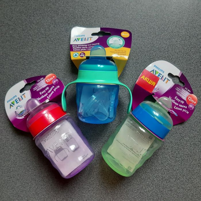 Чашки, поильники, непроливайки Philips Avent. Новые