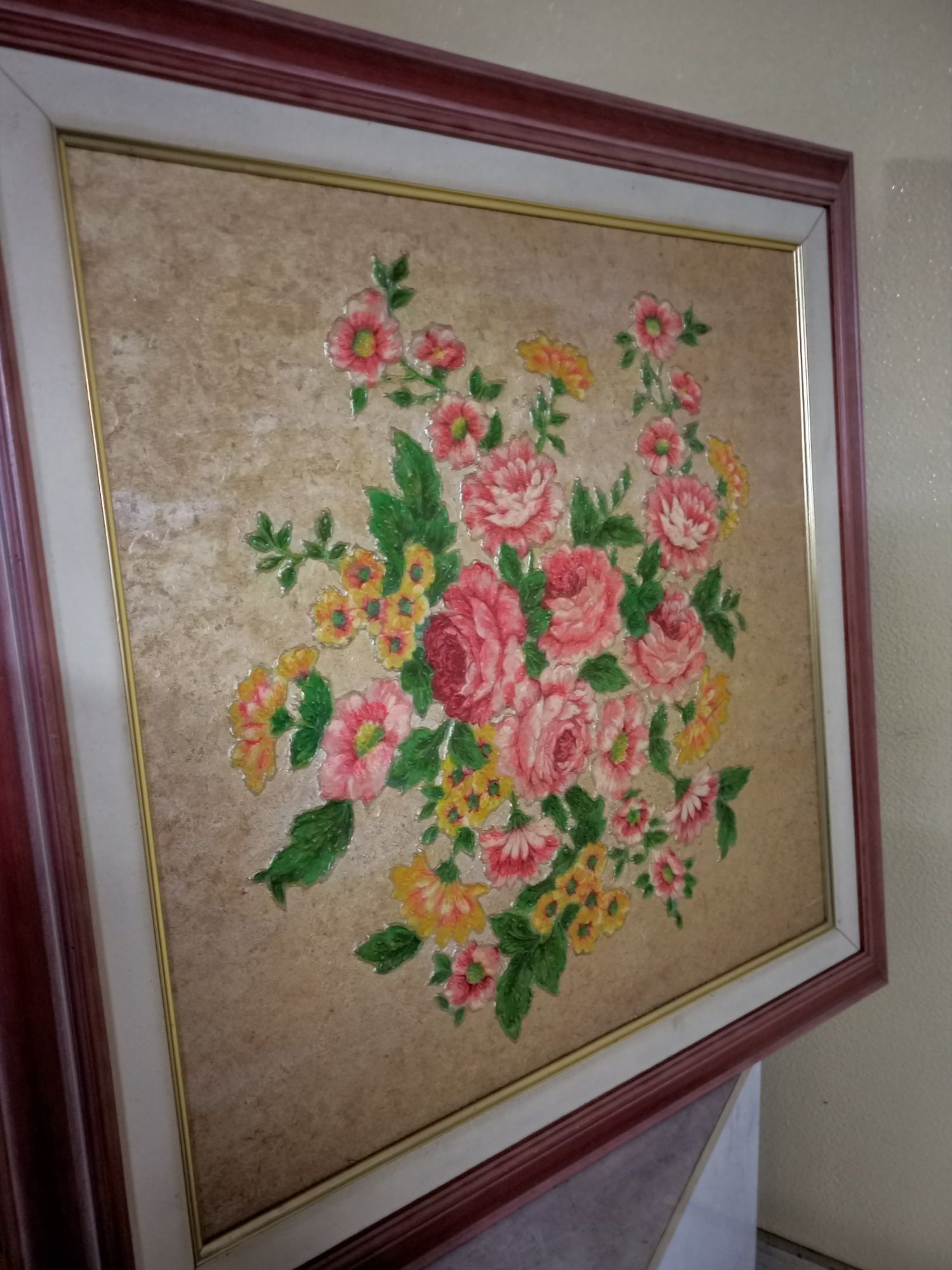Quadro pintado à  mão