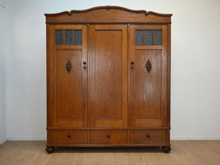 szafa dębowa z szybkami 102403