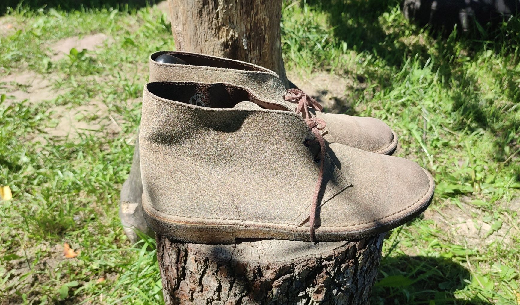 Кожаные туфли ботинки CLARKS, 47 р.., 31,5 см