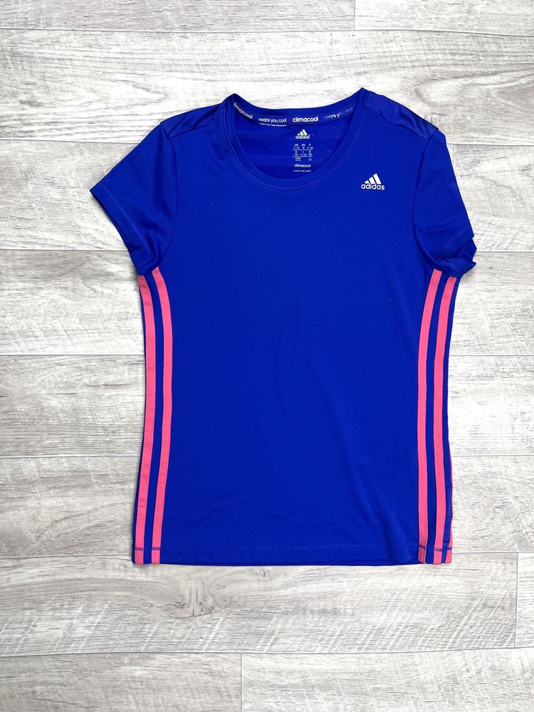 Adidas ClimaCool футболка 11-12 лет женская синяя спортивная оригинал