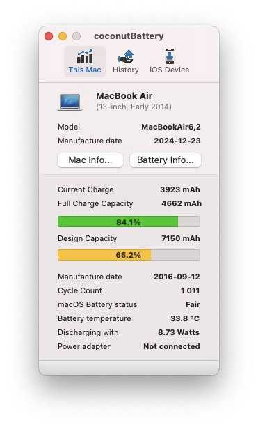 Apple MacBook Air 13" Early 2014 Photoshop/Illustrator/DaVinci/Office
