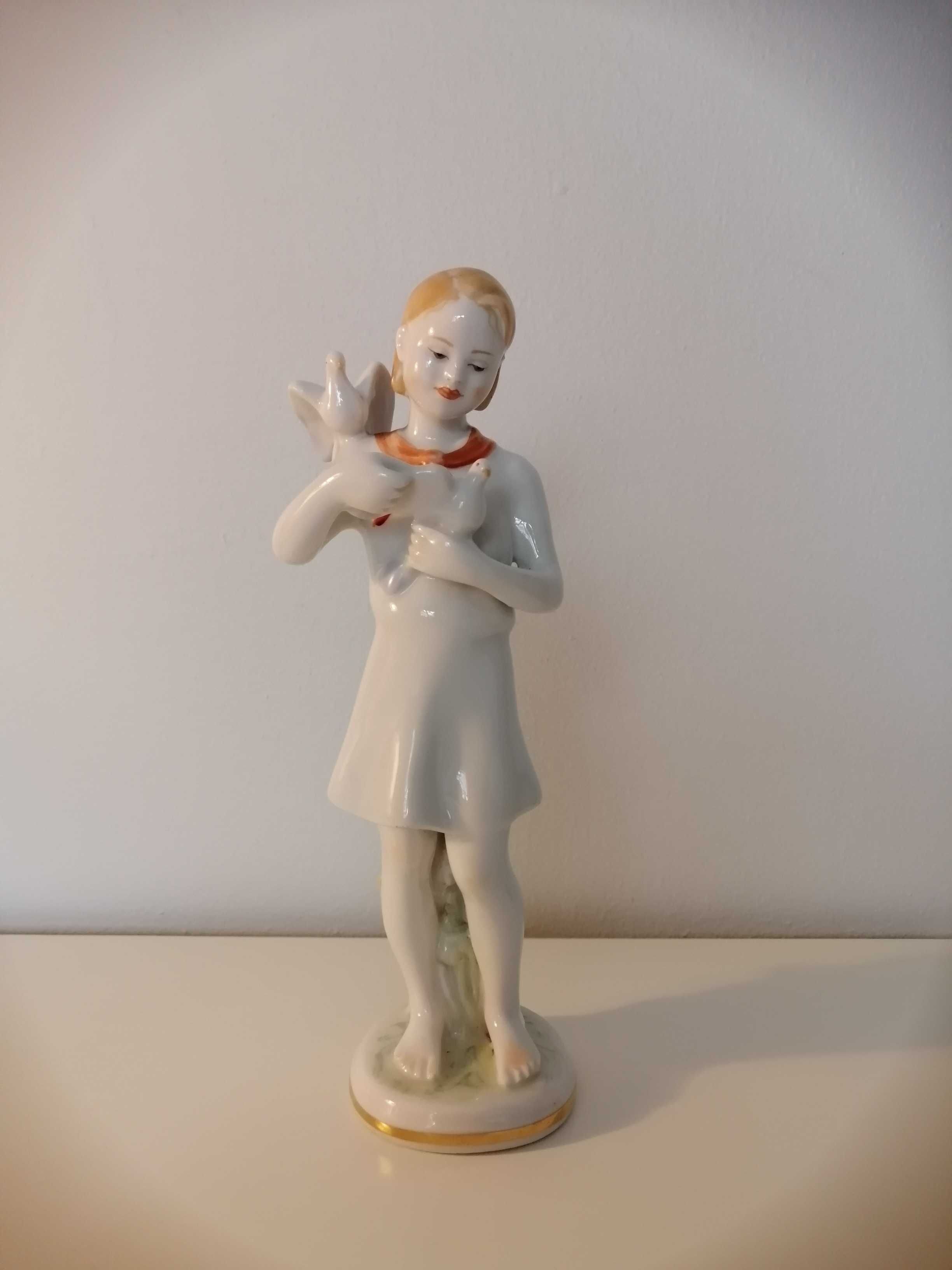 Figurka porcelana porcelanowa Lomonosow Lfz ZSRR