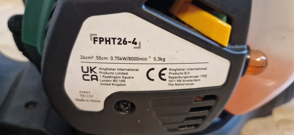 Nożyce spalinowe do żywopłotu