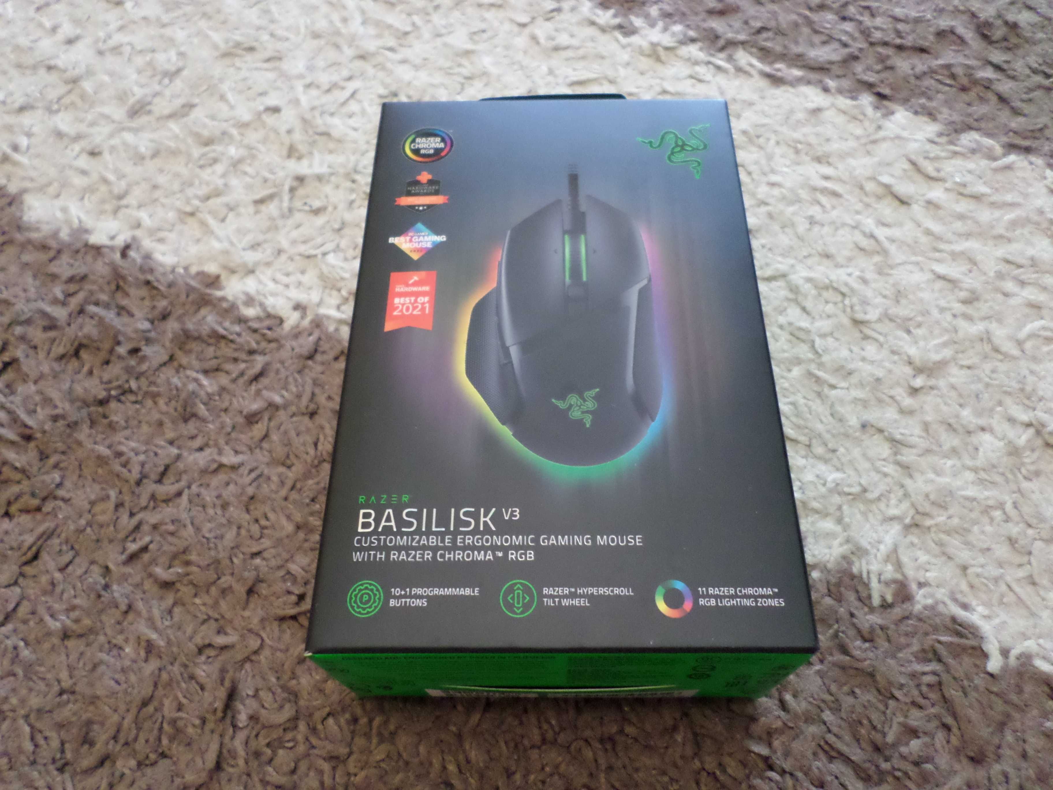 Миша Мышка Мышь Razer Basilisk V3 USB Black (RZ01-04000100-R3M1)