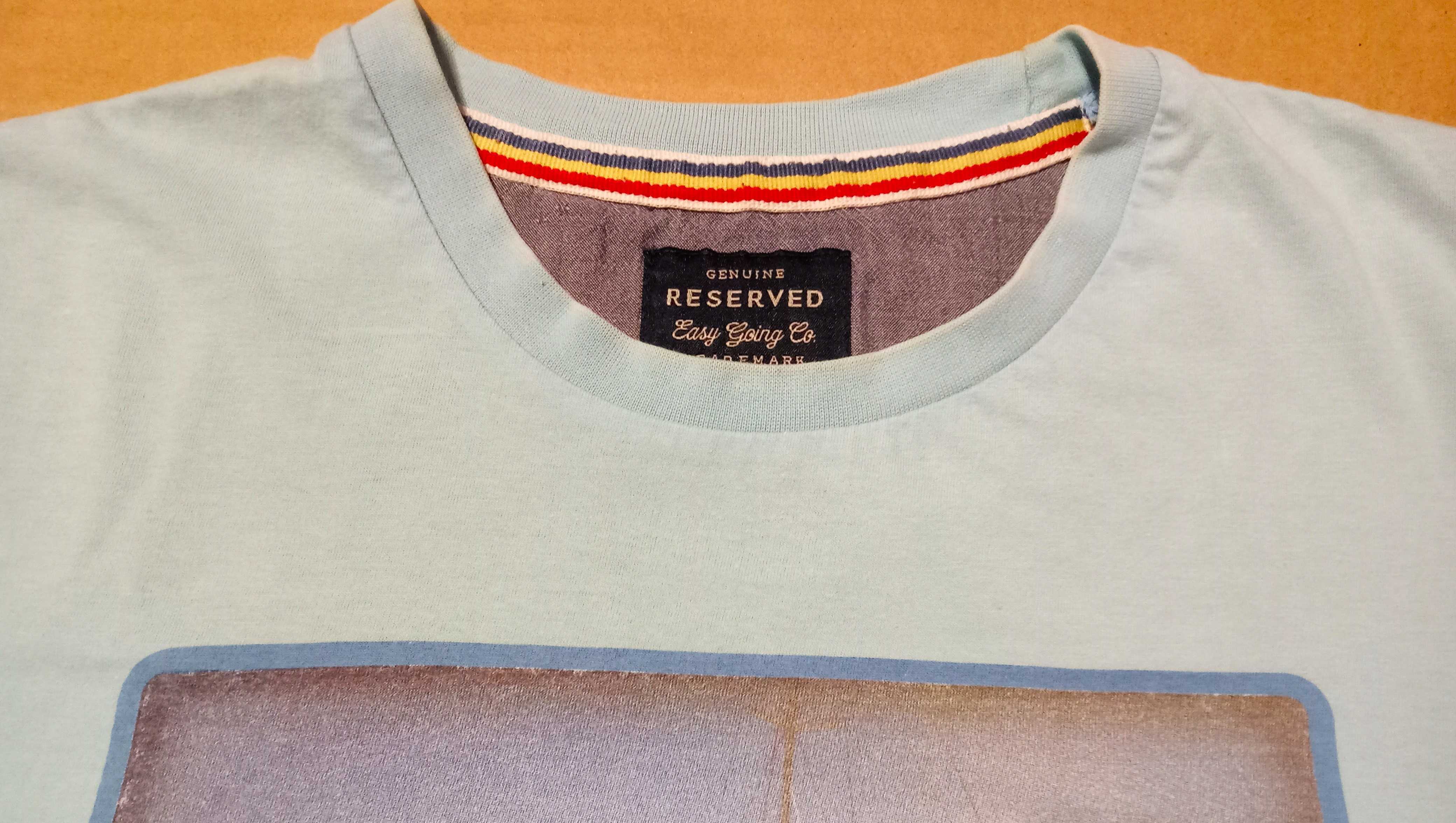 Zestaw bluzek męskich T-shirt na krótki rękaw 5 szt plus gratis roz L