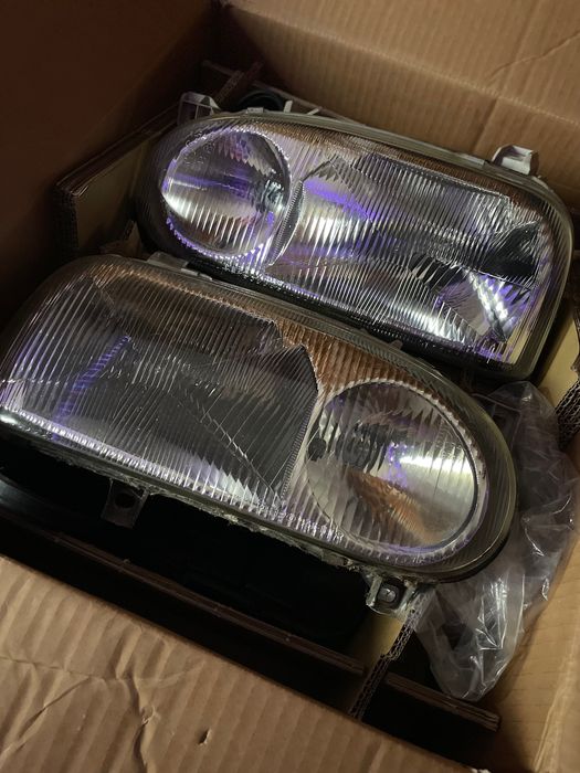 Faróis originais vê golf 3 como novos!