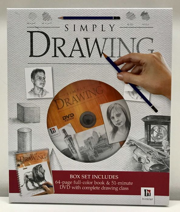 Zestaw Poradnik + DVD Simply Drawing Proste Rysowanie Szkicowanie
